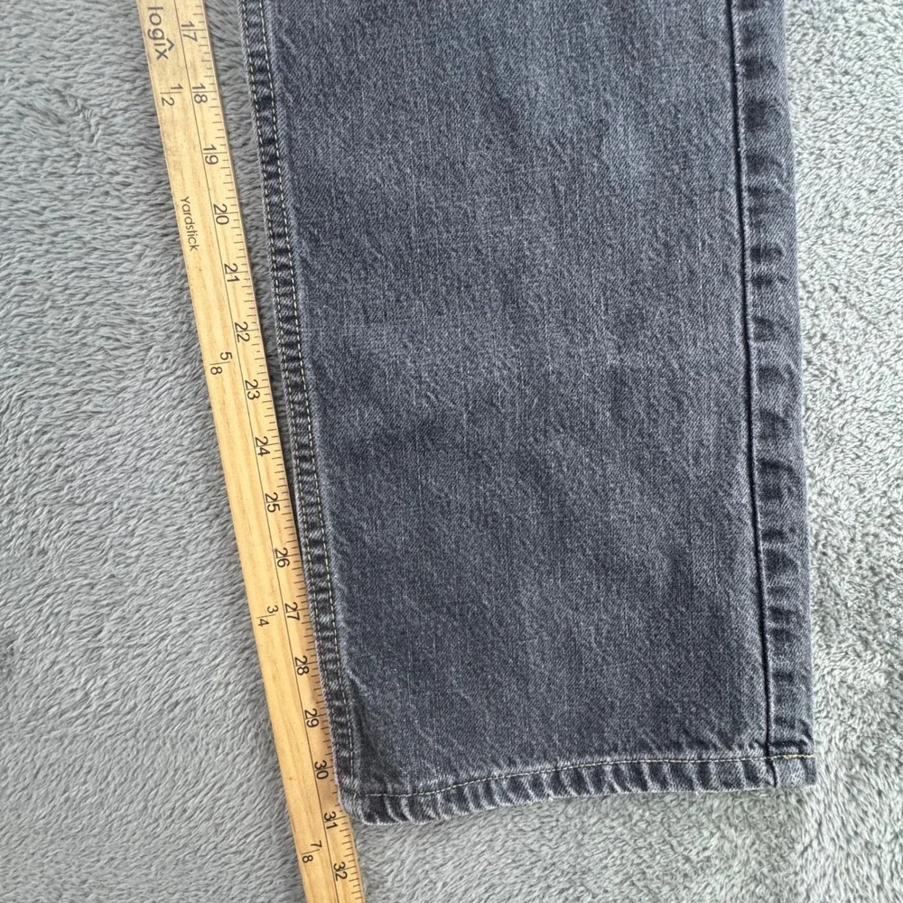 Nautica Jeans Co Straight Leg Mens 36x32 Black Excellent Cotton N-Straight Denim